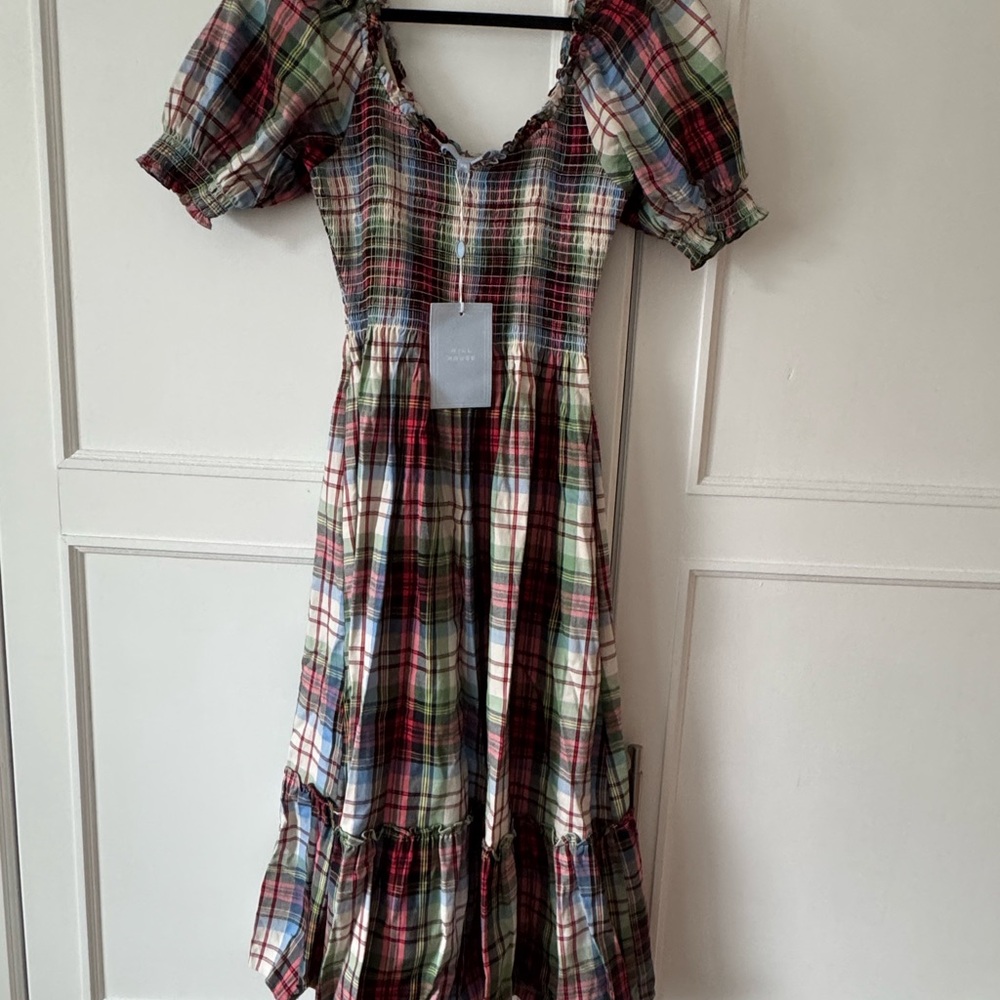 Plaid Multicolor Dress